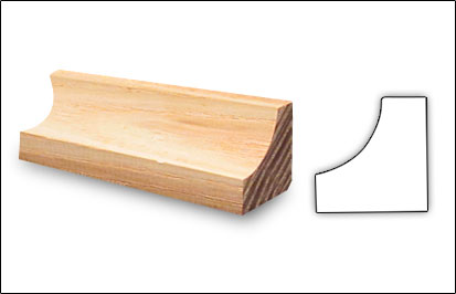 Maple baseboard